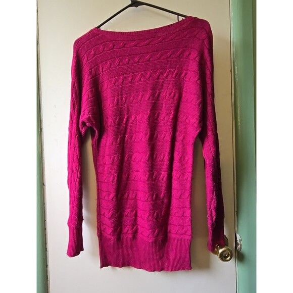 Lauren RALPH LAUREN Women's Small Wine Color Red Pullover Sweater Light Thin - Picture 4 of 5